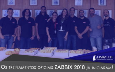 Os treinamentos oficiais Zabbix 2018 já iniciaram!